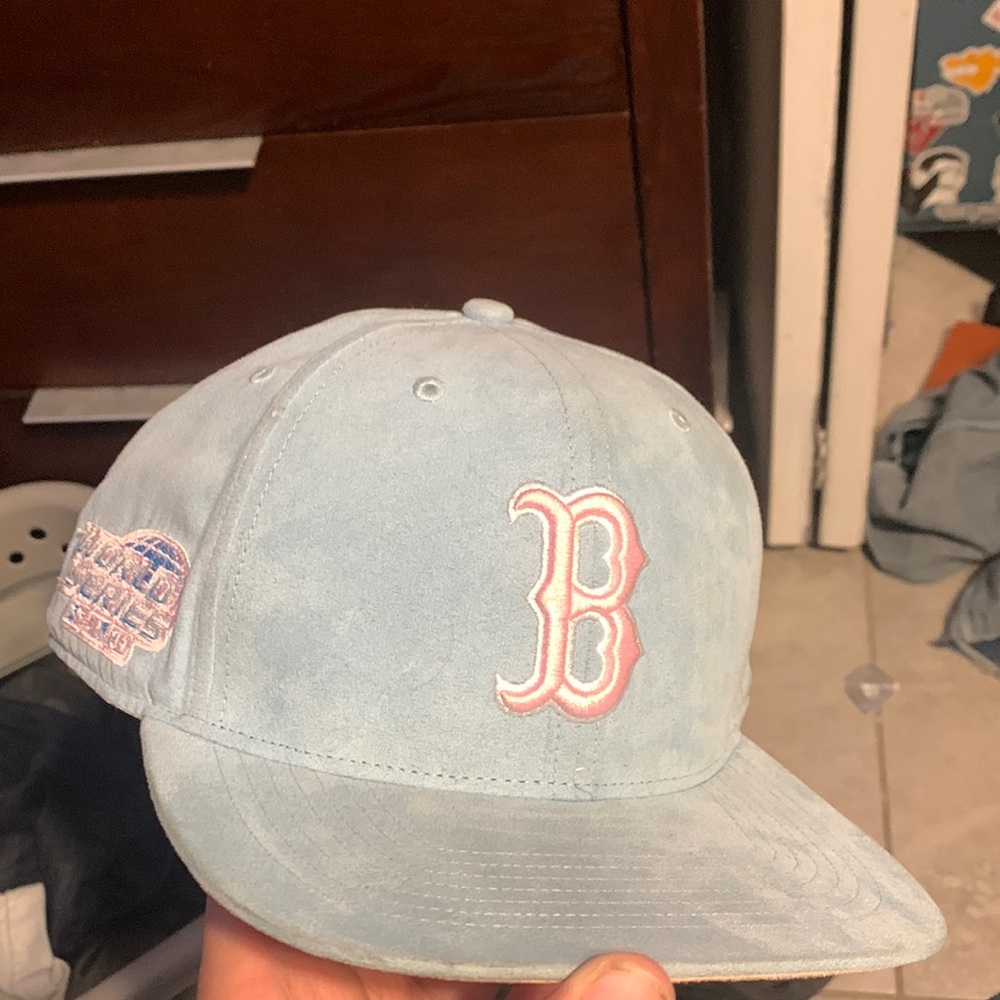 ‘47 Red Sox cap baby blue & pink